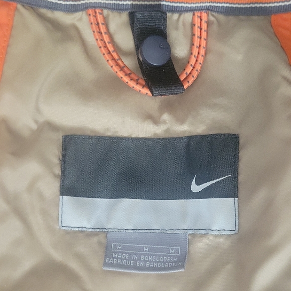 Nike Tan and Black Jacket with Orange Highlights - Picture 3 of 3